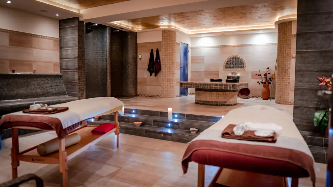 Gabinety masażu i strefa SPA w Hotelu Dziki Potok – odnowa biologiczna i regeneracja po szkoleniach biznesowych.
