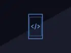 Jak połączyć HTML z CSS - grafika przedstawiająca formę smartfona z ikoną HTML