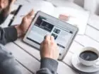 UI - strona internetowa wyświetlająca się na tablecie